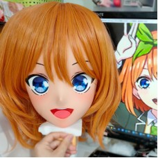 (GLA039)Customize Character'! Female/Girl Resin Full/Half Head With Lock Anime Cosplay Japanese Animego Kigurumi Mask (GLA039)Customize Character'! Female/Girl Resin Full/Half Head With Lock Anime Cosplay Japanese Animego Kigurumi Mask